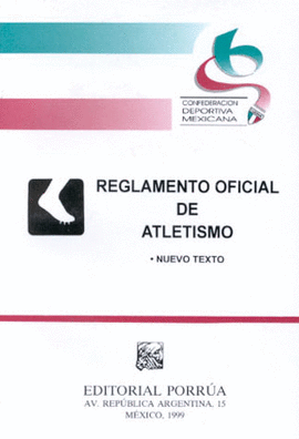 REGLAMENTO OFICIAL DE ATLETISMO