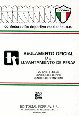 REGLAS OFICIALES DE LEVANTAMIENTO DE PESAS