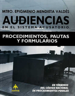 AUDIENCIAS EN EL SISTEMA ACUSATORIO