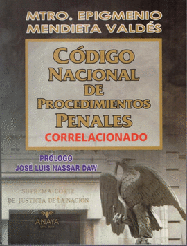 CODIGO NACIONAL DE PROCEDIMIENTOS PENALES CORRELACIONADO
