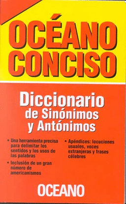 DICCIONARIO OCEANO CONCISO SINONIMOS Y ANTONIMOS