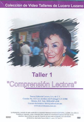 DVD: COMPRENSION LECTORA, LOZANO LUCERO  (90 MINS.)