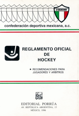 REGLAS OFICIALES DE HOCKEY