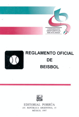 REGLAMENTO OFICIAL DE BEISBOL