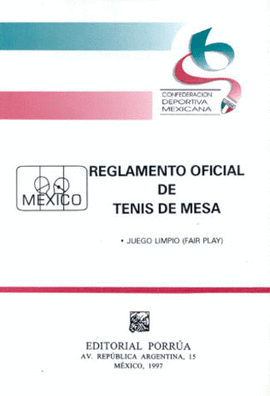 REGLAS OFICIALES DE TENIS DE MESA