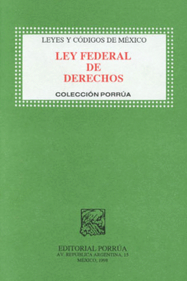 LEY FEDERAL DE DERECHOS 1998