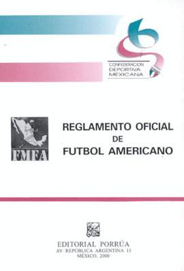 REGLAMENTO OFICIAL DE FUTBOL AMERICANO