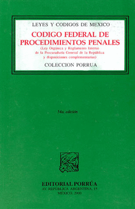 CODIGO FEDERAL DE PROCEDIMIENTOS PENALES