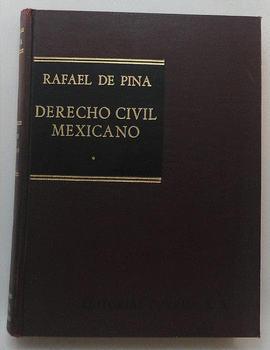 DERECHO CIVIL MEXICANO TOMO 1