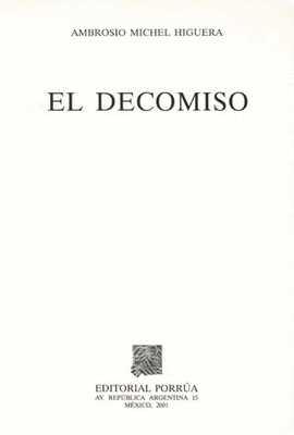 DECOMISO, EL