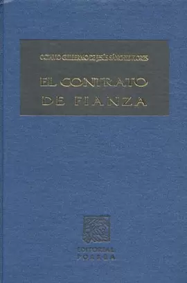 CONTRATO DE FIANZA, EL