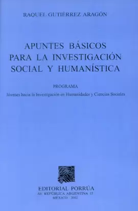 APUNTES BASICOS PARA LA INVESTIGACION SOCIAL