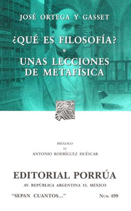 QUE ES FILOSOFIA              (SC499)