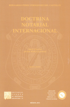 DOCTRINA NOTARIAL INTERNACIONAL