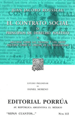 CONTRATO SOCIAL O PRINCIPIOS DE DERECHO POLITICO