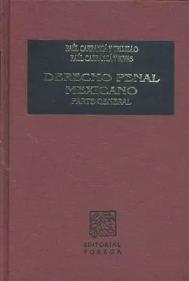 DERECHO PENAL MEXICANO PARTE GENERAL