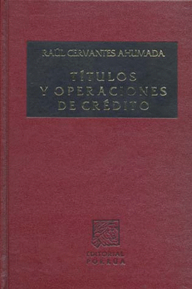 TITULOS Y OPERACIONES DE CREDITO