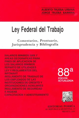LEY FEDERAL DE TRABAJO
