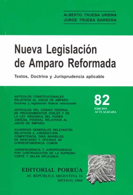 NUEVA LEGISLACION DE AMPARO REFORMADA