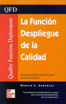 QFD LA FUNCION DESPLIEGUE DE LA CALIDAD