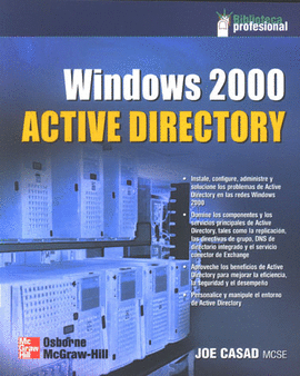 WINDOWS 2000 ACTIVE DIRECTORY
