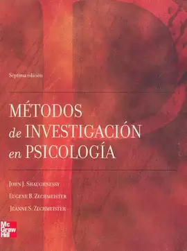 METODOS DE INVESTIGACION EN PSICOLOGIA