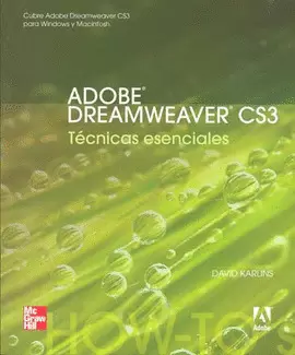 ADOBE DREAMWEAVER CS3 TECNICAS ESENCIALES