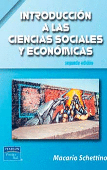 INTRODUCCION A LAS CIENCIAS SOCIALES Y ECONOMICAS