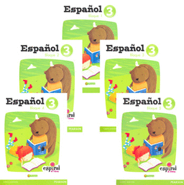 ESPAÑOL 3 ESPIRAL DE LETRAS BLOQUE 1-5 PRIMARIA