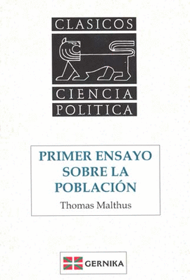 PRIMER ENSAYO SOBRE LA POBLACION