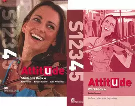 ATTITUDE SB + WB + AUDIO CD PACK 4