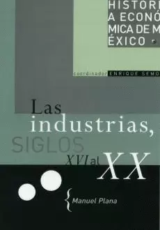 HISTORIA ECONOMICA DE MEXICO  LAS INDUSTRIAS, SIGLOS XVI AL XX
