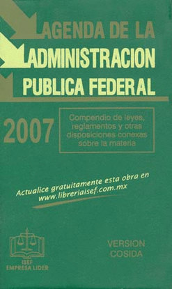 AGENDA DE LA ADMINISTRACION PUBLICA FEDERAL 2007