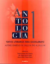 ANTOLOGIA TEXTOS LITERARIOS PARA BACHILLERATO 1