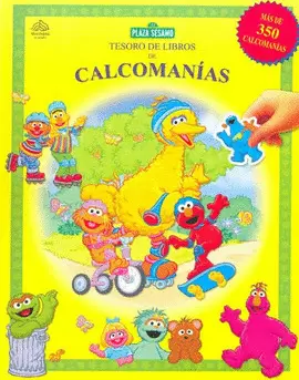 TESORO DE LIBROS DE CALCOMANIAS PLAZA SESAMO