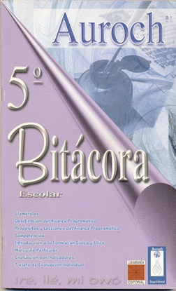 BITACORA ESCOLAR 5