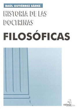 HISTORIA DE LAS DOCTRINAS FILOSÓFICAS