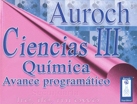 CIENCIAS 3 QUIMICA AVANCE PROGRAMATICO