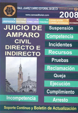JUICIO DE AMPARO CIVIL DIRECTO E INDIRECTO 2013