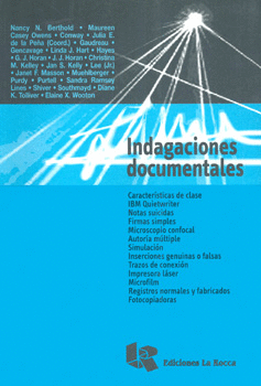 INDAGACIONES DOCUMENTALES