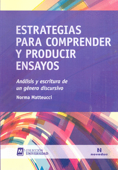 ESTRATEGIAS PARA COMPRENDER Y PRODUCIR ENSAYOS