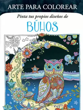 BUHOS ARTE PARA COLOREAR