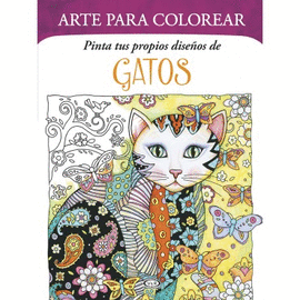 GATOS ARTE PARA COLOREAR