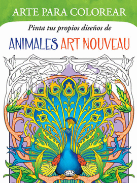 ANIMALES ART NOUVEAU ARTE PARA COLOREAR