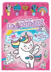 APRENDE A DIBUJAR UNICORNIOS ( LAPICES Y GOMITAS )