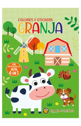 COLORES 4 EN 1 Y STICKERS: GRANJA