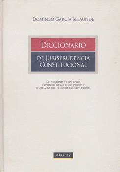 DICCIONARIO DE JURISPRUDENCIA CONSTITUCIONAL