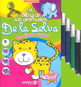 A DIBUJAR LOS ANIMALES DE LA SELVA C/PLUMINES
