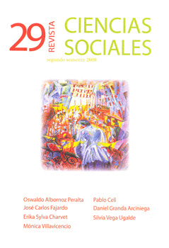 REVISTA CIENCIAS SOCIALES NO 29 SEGUNDO SEMESTRE 2008