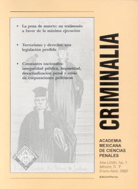 CRIMINALIA AÑO 68 #1